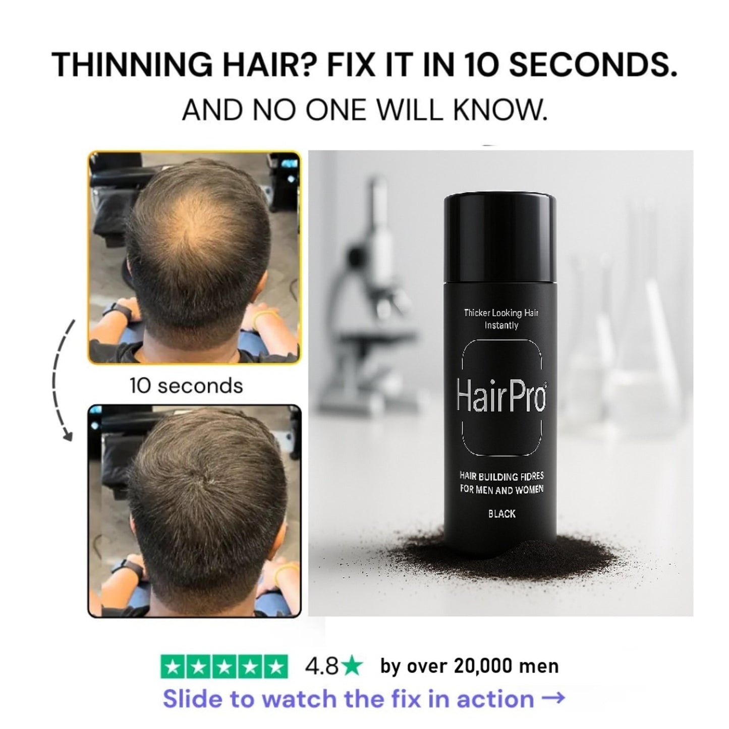 HairPro™ Hair Density Fibres